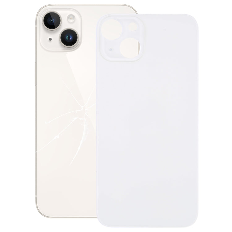 Copribatteria posteriore in vetro con foro grande per fotocamera di facile sostituzione per iPhone 14, For iPhone 14(Easy Replacement)                  ...