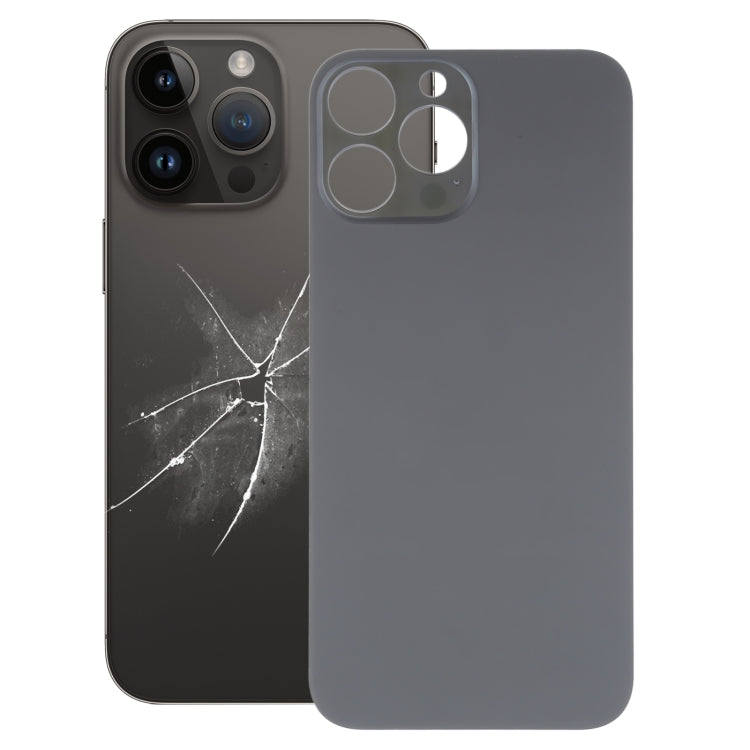Easy Replacement Big Camera Hole Glass Back Battery Cover for iPhone 14 Pro Max, For iPhone 14 Pro Max(Not Disassemble)