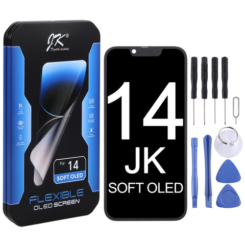 Schermo LCD JK Soft OLED per iPhone 14 - Display di Ricambio Originale