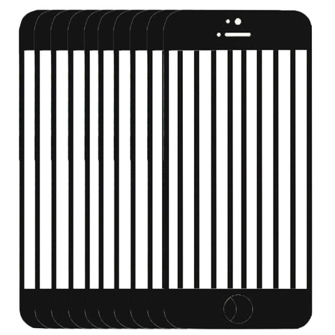 10 pièces pour iPhone 5C, lente en verre extérieur pour écran antérieur, 10 pièces pour i5C, 10 pièces pour iPhone 5C