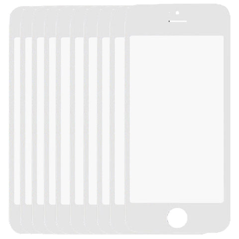 Kit di 10 Lenti in Vetro per Schermo Anteriore iPhone 5 e 5S