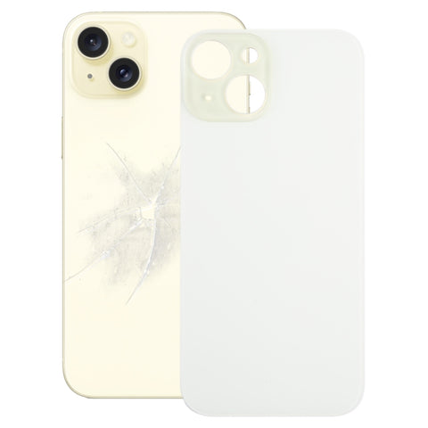 Copribatteria posteriore in vetro con foro per fotocamera per iPhone
