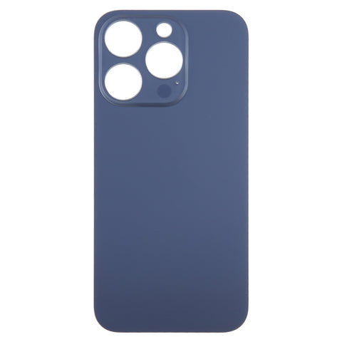 Copribatteria posteriore in vetro per iPhone 15 Pro con foro