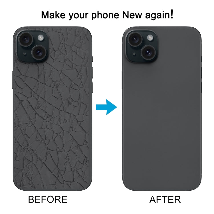 iPhone 15 Glass Back Cover with Flash & Wireless Charging