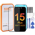 HXL Soft OLED Screen For iPhone 15 Plus, For iPhone 15 Plus