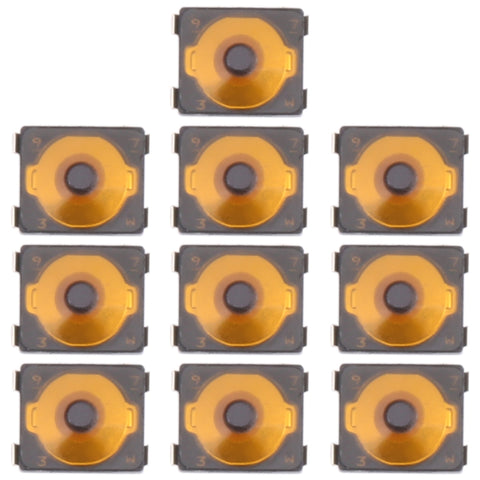 10 pièces Interrupteur à bouton-poussoir 3,5 x 3 mm Micro SMD pour iPhone 4/4s/Android, 3,5 x 3 mm