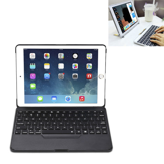 Custodia con tastiera wireless Bluetooth in alluminio per iPad Air 2,