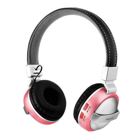 Cuffie Bluetooth con qualità audio stereo BTH-868 V4.2, distanza Bluetooth: 10 m, supporto ingresso audio da 3,5 mm e FM