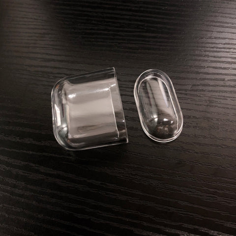 Custodia protettiva trasparente per PC per Apple AirPods 1/2, For AirPods 1 / 2