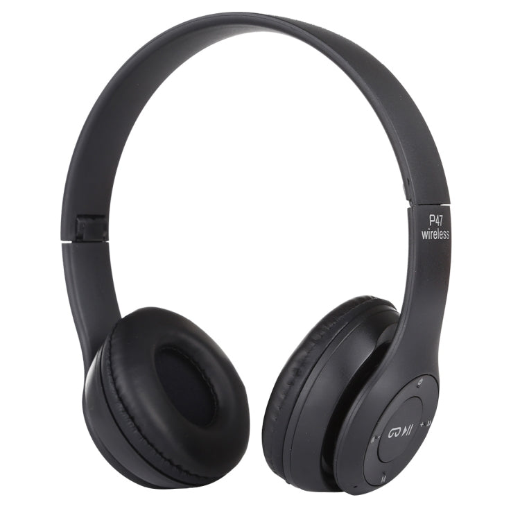 P47 Foldable Wireless Bluetooth Headphones with Audio Jack