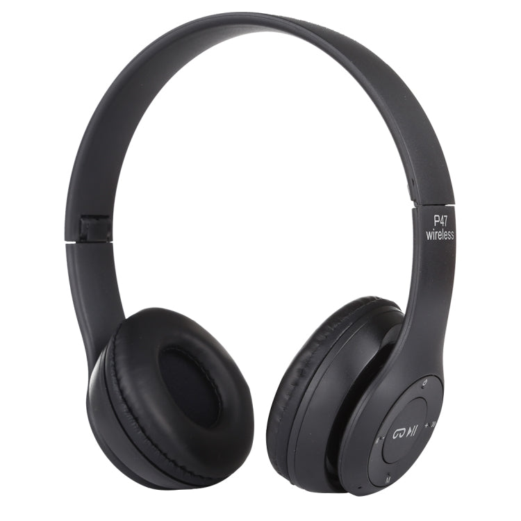 P47 Foldable Wireless Bluetooth Headphones with Audio Jack