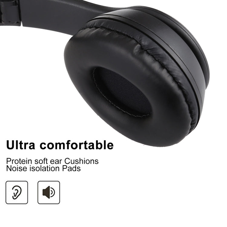 P47 Foldable Wireless Bluetooth Headphones with Audio Jack