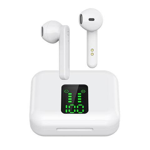 P100pro TWS Bluetooth 5.0 Auricolare Bluetooth wireless touch con scatola di ricarica e display digitale intelligente a LED, supporto Siri e chiamate