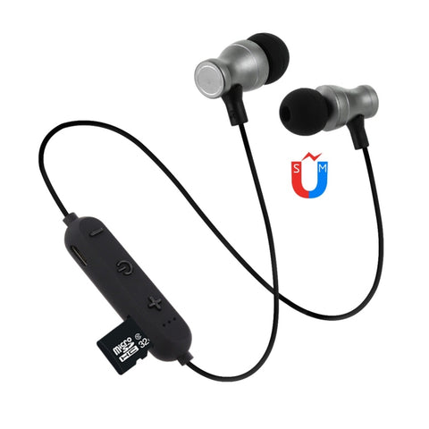 Auricolare Bluetooth F11 Bluetooth 4.2 con design a collo appeso, supporto per riproduzione musicale, commutazione, controllo volume e risposta