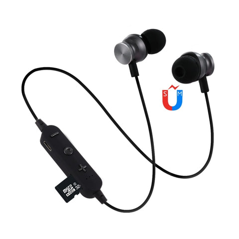 Auricolare Bluetooth F17 Bluetooth 4.2 con design a collo appeso, supporto per riproduzione musicale, commutazione, controllo volume e risposta