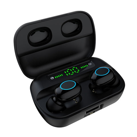 Auricolare Bluetooth S11 TWS Touch con scatola di ricarica magnetica, supporto display di alimentazione LED a tre schermi