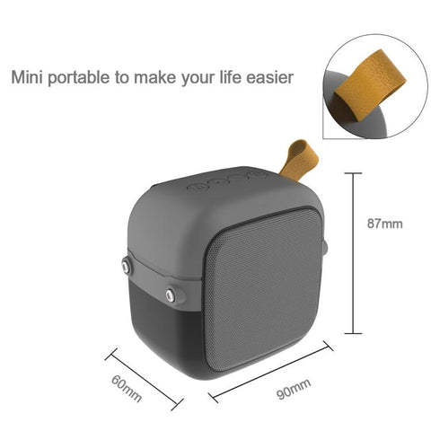Mini haut-parleur portable sans fil Bluetooth HOPESTAR T5mini Bluetooth 4.2, T5mini (gris), T5mini (bleu), T5mini (rouge), T5mini (noir)