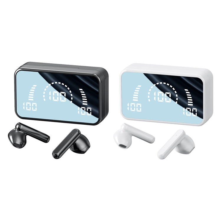 auricolare-bluetooth-wireless-v9-mirror-noodle-con-vano-di-ricarica - immagine 2