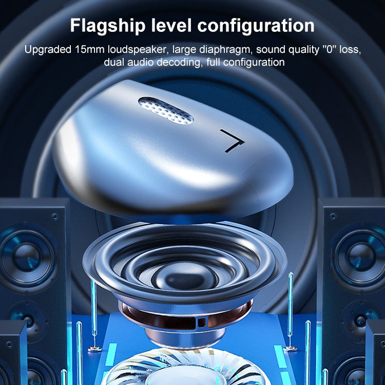 auricolare-bluetooth-wireless-v9-mirror-noodle-con-vano-di-ricarica - immagine 3