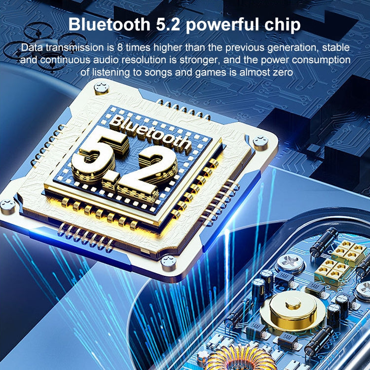 auricolare-bluetooth-wireless-v9-mirror-noodle-con-vano-di-ricarica - immagine 4