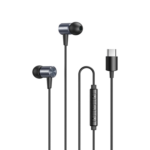 Cuffie cablate surround stereo 6D con interfaccia USB-C / Type-C awei TC-2