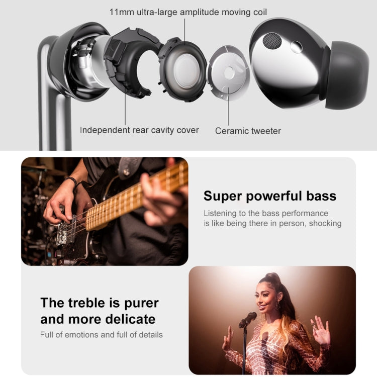 auricolare-bluetooth-originale-honor-earbuds-3-pro-tws-con-riduzione-del-rumore-e-rilevamento-della-temperatura-corporea - immagine 5