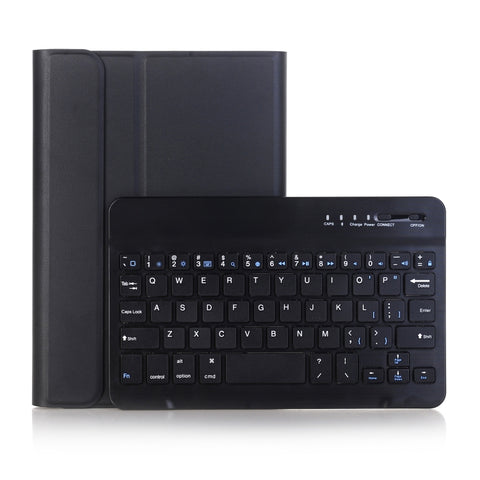 Custodia in pelle con tastiera Bluetooth staccabile per iPad Mini 5 -