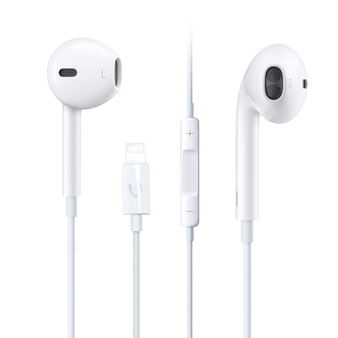 Auricolare cablato con spina a 8 pin, supporto chiamate e musica, lunghezza cavo: 1,2 m, Support Music And Calls