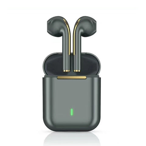 Auricolare Bluetooth binaurale wireless J18 Bluetooth 5.0 TWS con scatola di ricarica, J18 (Green), J18 (Rose Gold), J18 (White), J18 (Black)