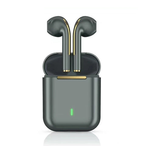 Auricolare Bluetooth binaurale wireless J18 Bluetooth 5.0 TWS con scatola di ricarica, J18 (Green), J18 (Rose Gold), J18 (White), J18 (Black)