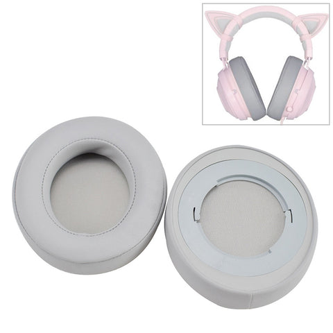 2 pezzi per Razer Kraken 7.1 V2 Pro cuscino per cuffie spugna grigia copertura in rete paraorecchie cuscinetti di ricambio, For Razer Kraken 7.1 V2 (Grey) - Novalix Store