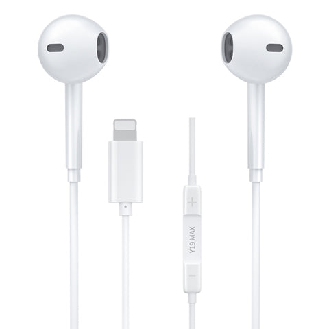Auricolare cablato stereo HIFI in-ear a 8 pin serie WK Y19 MAX iDeal, lunghezza: 1,2 m, Y19 MAX