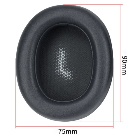 Per cuffie JBL Everest Elite 750NC similpelle + schiuma morbida auricolare copertura protettiva paraorecchie, una coppia, For Everest Elite 750NC Blue, For Everest Elite 750NC Bronze