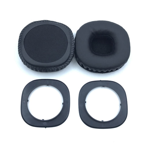 1 paio di cuffie antirumore in similpelle + memory foam per cuffie morbide per Marshall MID ANC, con fibbia a piastra in gomma, with Rubber Plate Buckle - Novalix Store