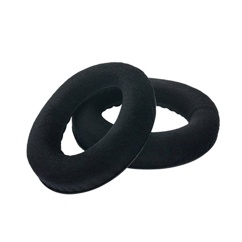 2 pezzi per Sennheiser HD515 / HD555 / HD595 / HD598 / HD558 / PC360 Flanella Auricolare Fodera per cuscino Paraorecchie Cuscinetti di ricambio con regolazione del tono in cotone, Velvet Black, Velvet Brown