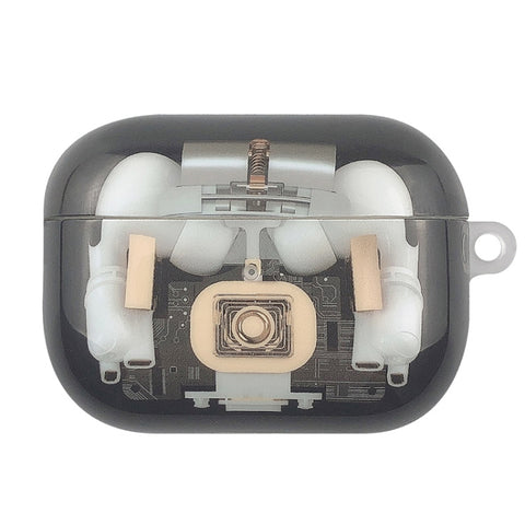 Per AirPods Pro Custodia protettiva per auricolari in TPU con struttura meccanica, For AirPods Pro