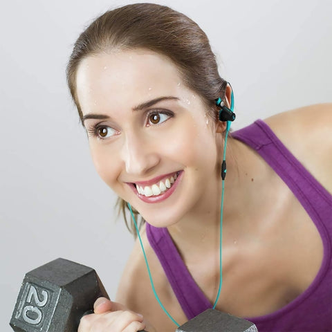 Mucro Type-C Plug In-Ear Sport Cuffie stereo cablate con gancio per l'orecchio per la palestra di jogging, Type-C