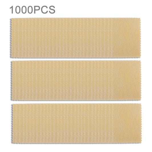 Panno di pulizia non tessuto in tessuto microfibra da 1000 pezzi per vetro dello schermo (colore casuale)