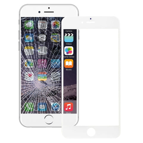 Lente in vetro per schermo iPhone 6 con cornice e adesivo OCA