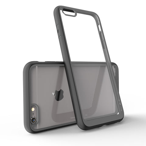 Custodia in PC acrilico con cornice bicolore per iPhone 6, For iPhone 6