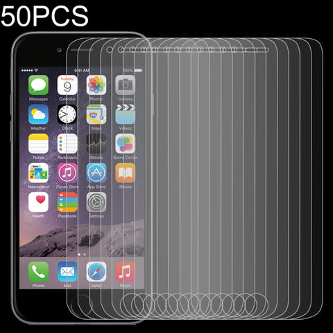 Pellicola in vetro temperato 9H 2.5D da 50 pezzi 0,26mm 9H per iPod touch 6 / touch 7, For iPod touch 6(50 PCS)