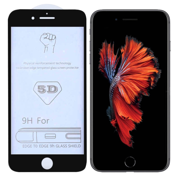 9H 5D Full Glue Full Screen Tempered Glass Film for iPhone 6 / 6s, For iPhone 6 / 6s (1 PC)