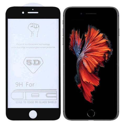 Pellicola in vetro temperato a schermo intero con colla completa 9H 5D per iPhone 6 / 6s, For iPhone 6 / 6s (1 PC)