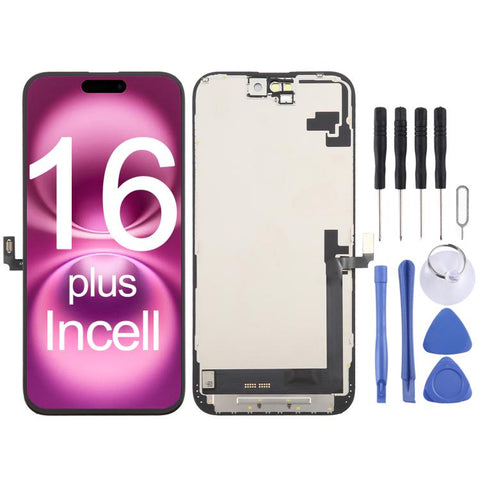 Schermo HD+ Incell Completo con Digitalizzatore per iPhone 16 Plus