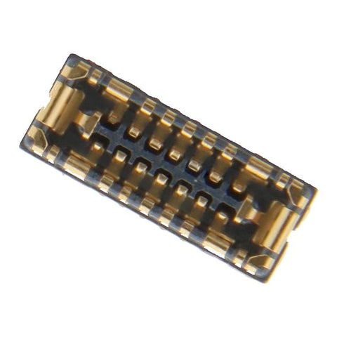 Pour iPhone 16 Pro Max / 16 Pro Connecteur FPC haut-parleur à 10 broches sur la carte mère, pour iPhone 16 Pro Max / 16 Pro 10 broches (haut-parleur FPC)