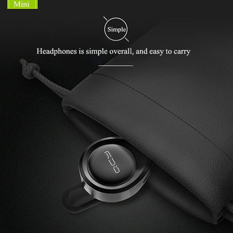 QCY J11 Auricolare Bluetooth 4.1 wireless universale per guida con microfono per smartphone o altri dispositivi Bluetooth, distanza effettiva Bluetooth: 10 M