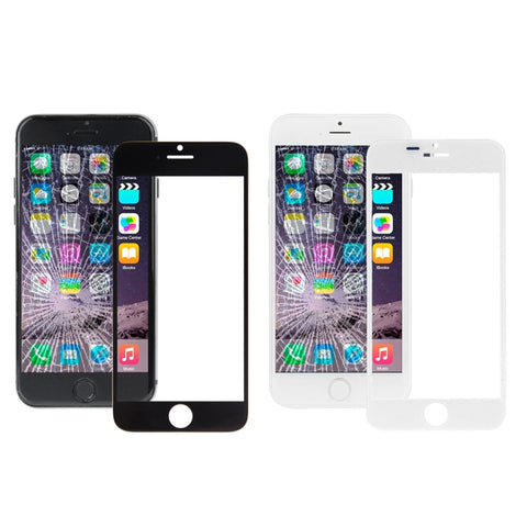 Kit di 10 Lenti in Vetro per Schermo iPhone 6 Plus - 5 Nere e 5