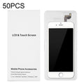 50 Pack White Cardboard Boxes for iPhone 6s & 6 LCD Screens