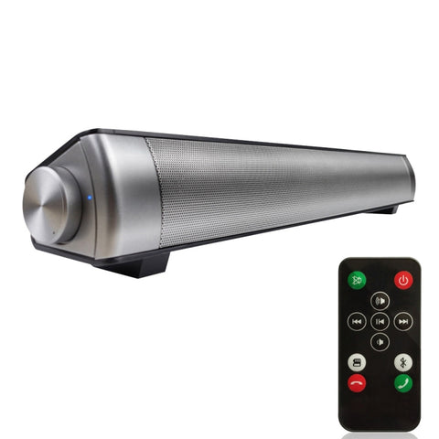 Soundbar LP-08 (CE0152) Lettore MP3 USB Altoparlante soundbar wireless Bluetooth 2.1CH con telecomando, CE0152 Oro, CE0152 Nero