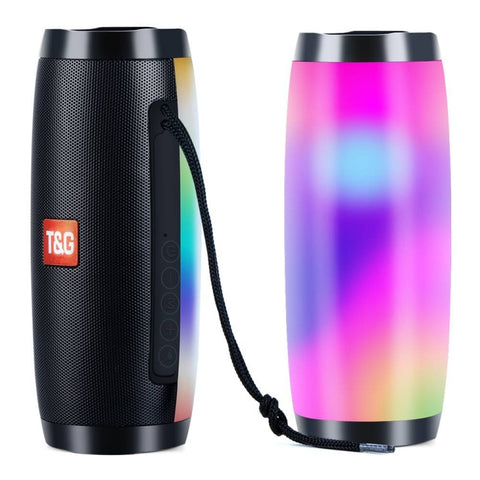 T&amp;G TG157 Bluetooth 4.2 Mini haut-parleur Bluetooth portable sans fil avec lumière colorée mélodie